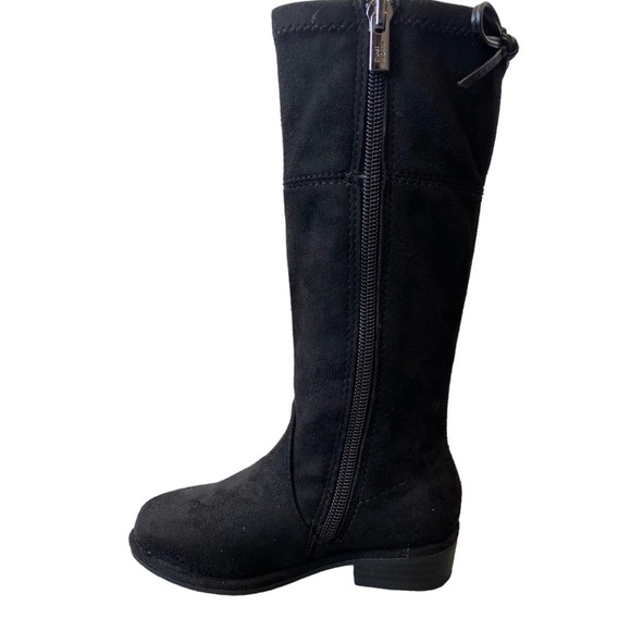 Stuart Weitzman Girls Lowland Bow Knee High Boot Black NWT - Picture 2 of 7